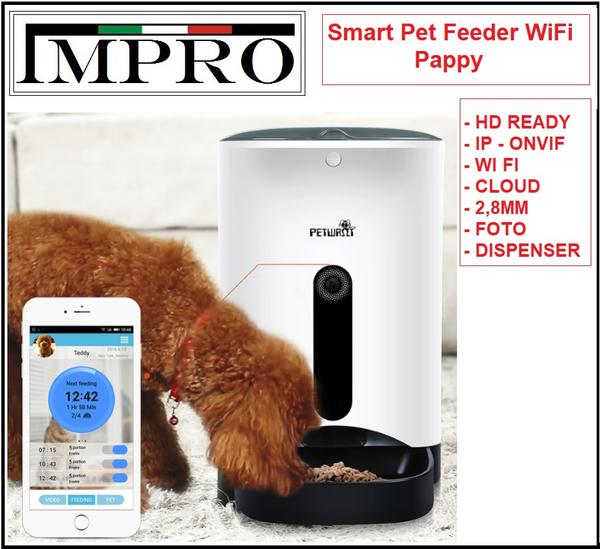 Telecamera Smart Pet Feeder WiFi - PAPPY