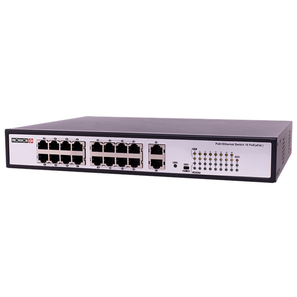 PROVISION ISR POES-16200C + 2G Switch PoE a 16 porte 10/100 Mbps + 2G