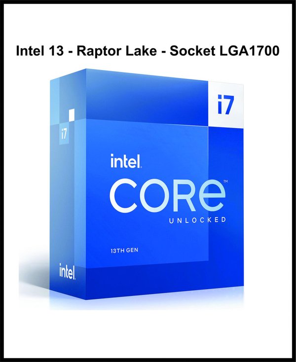 Intel Core i7-13700KF Boxed 16 cores (8 P-cores + 8 E-cores)